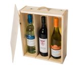Triple Wooden Wine Box - WBOX3